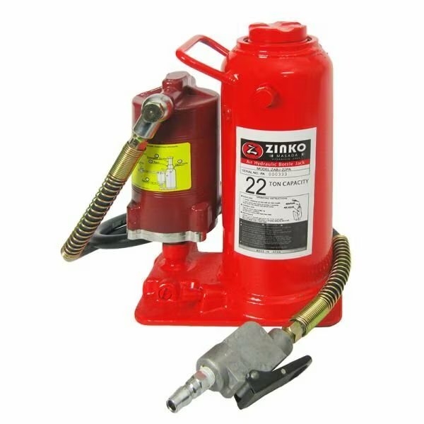 ZABJ-22PA Air Hydraulic Bottle Jack, 22 ton J, Zinko, Mfr#: 61-22PA
